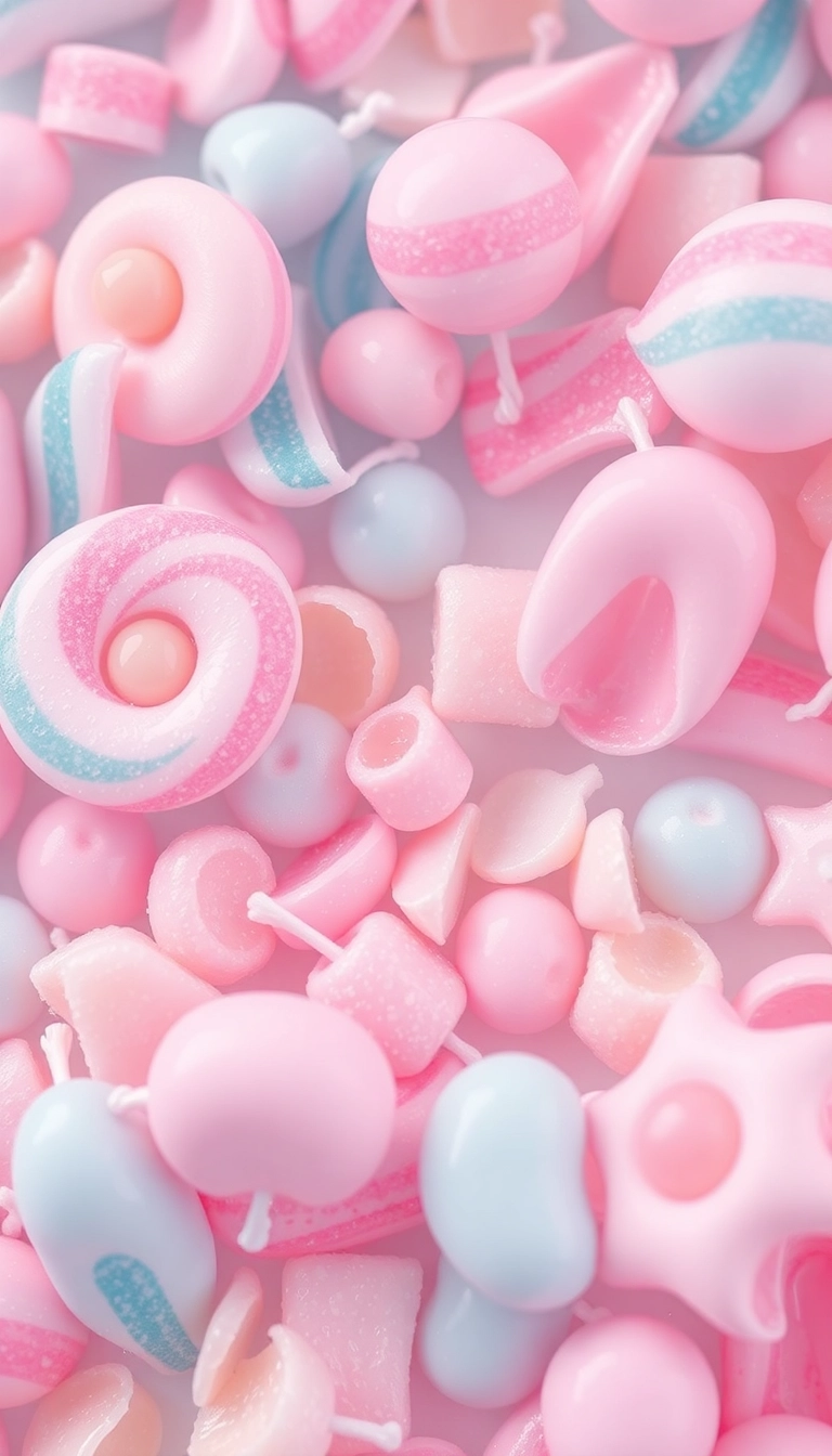 pink candies